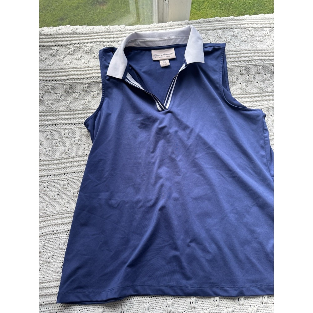 013 Women's Extra Large Tommy Bahama Dry Fit Style Sleeveless Collar Sport Tank